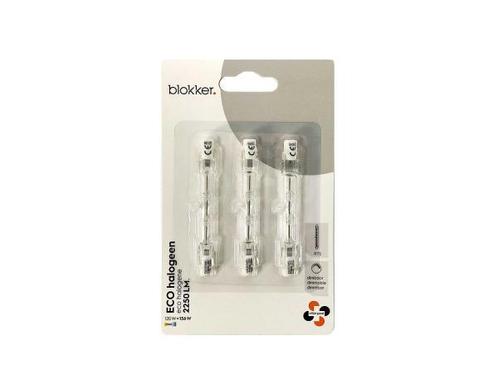 Veiling - 100x Blokker R7S 120W 2137K 3-PACK, Huis en Inrichting, Lampen | Spots