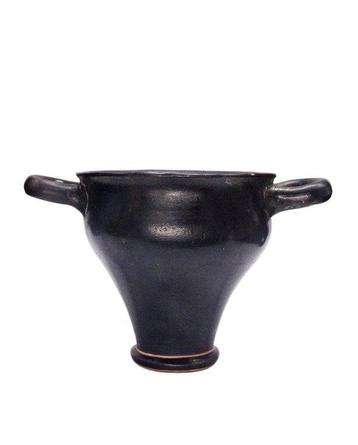 Grec ancien - Rare skyphos attique à glaçure noire - Grèce