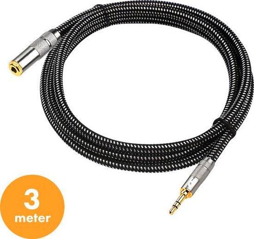 Tweedekans | Drivv. Premium AUX Verlengkabel - 3 meter -, Audio, Tv en Foto, Audiokabels en Televisiekabels, Ophalen of Verzenden