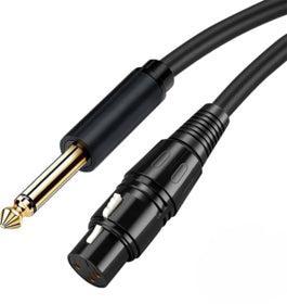 2dekans | Drivv. Premium XLR Kabel - XLR female naar 6.35 mm, Audio, Tv en Foto, Audiokabels en Televisiekabels, Ophalen of Verzenden