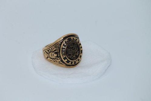 Allemagne - Bague pour homme de larmée américaine en acier, Verzamelen, Militaria | Algemeen