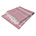 Moederdag actie: 2 voor de prijs van 1! Hamamdoek Red, Verzenden, Nieuw, Overige kleuren, Handdoek