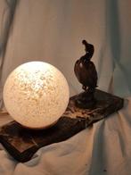 TEED - Lampe - Marbre - Signé en bronze marbre.