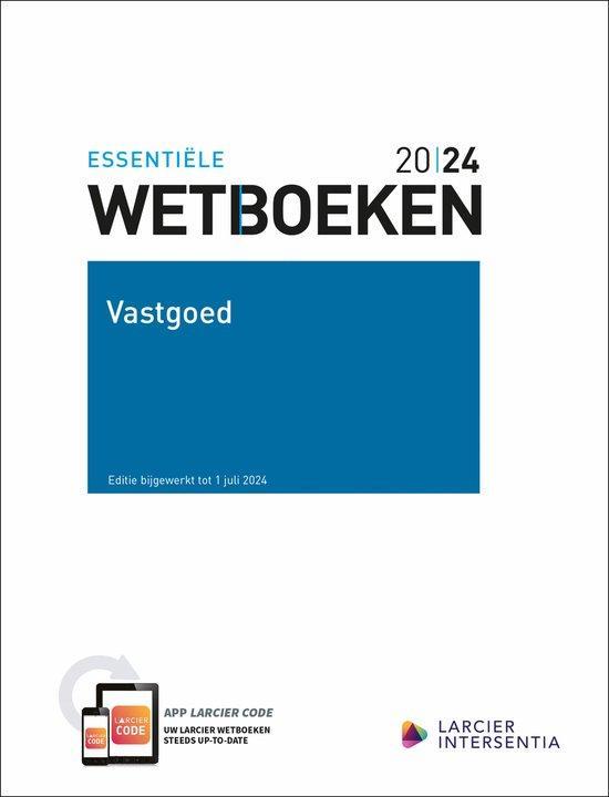 Wetboek Vastgoed - 2024 / Essentiële Wetboeken 9789400018525, Boeken, Wetenschap, Zo goed als nieuw, Verzenden