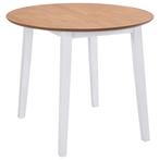 Ronde Eettafel MDF Wit | Tweede Kansje | OP = OP, Verzenden