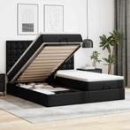 vidaXL Bed poef met matrassen en LEDs 160x200cm kunstleer, Verzenden, Nieuw