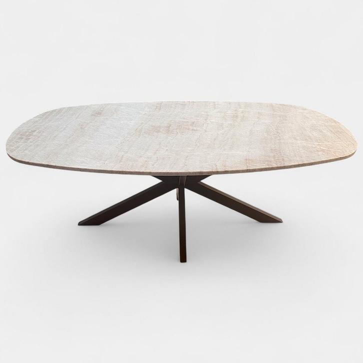 Taj Mahal Eetkamertafel  Deens Ovaal (94x195 cm), Huis en Inrichting, Tafels | Eettafels