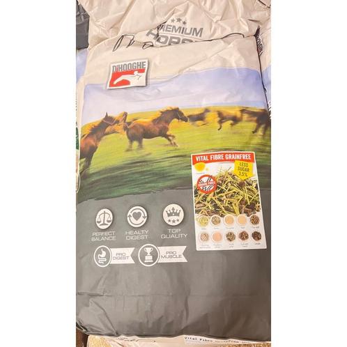 Vital fibre grainfree 15kg dhooghe - losse zak, Dieren en Toebehoren, Paarden en Pony's | Overige Paardenspullen, Nieuw