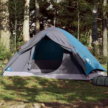 vidaXL Koepeltent 2-persoons waterdicht blauw, Verzenden, Nieuw