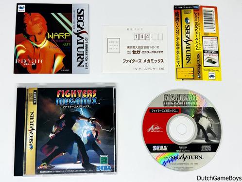 Sega Saturn - Fighters MegaMix + Spine & Reg. Card - Japan, Games en Spelcomputers, Games | Sega, Gebruikt, Verzenden
