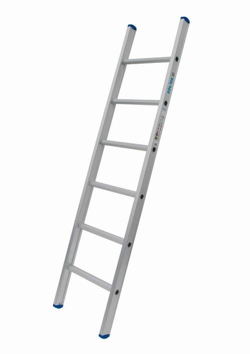 Solide 1-delige ladder 6 sporten met rechte voet, Doe-het-zelf en Bouw, Ladders en Trappen, Ladder, Nieuw, Minder dan 2 meter