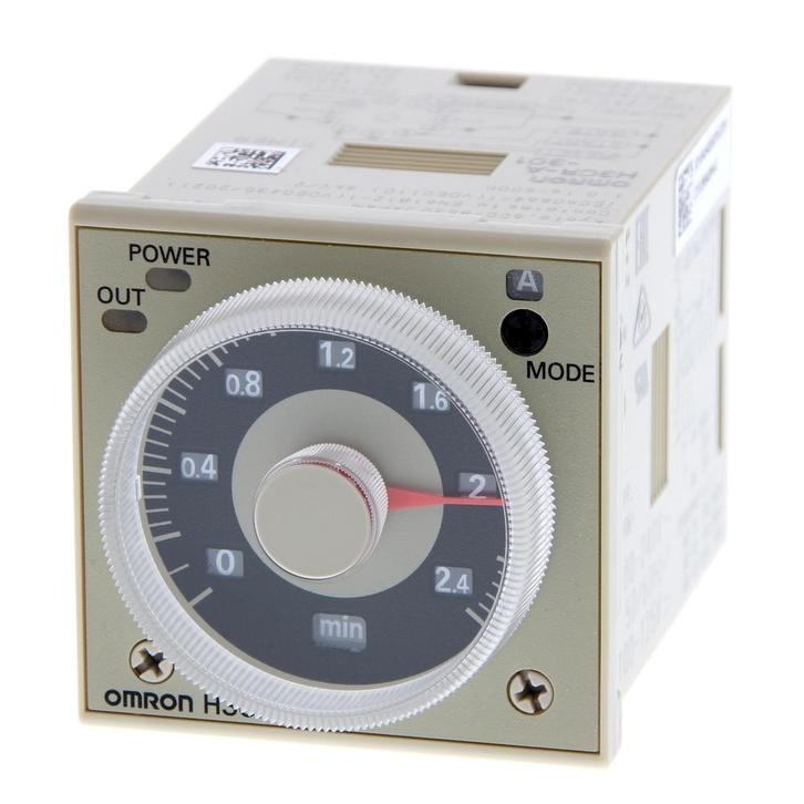 Omron H3CR Multifunctionele Timer Relais 48x48mm - H3CR8096C, Doe-het-zelf en Bouw, Elektriciteit en Kabels, Verzenden