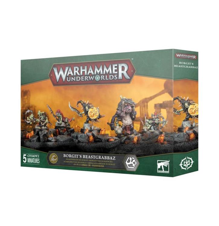 Warhammer underworlds Borgits Beastgrabbaz (Warhammer Age of, Hobby en Vrije tijd, Wargaming, Ophalen of Verzenden