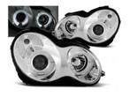 Angel Eyes koplampen Chrome geschikt voor Mercedes W203, Verzenden