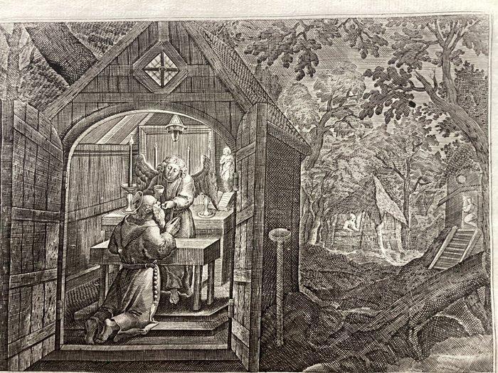 Maarten De Vos (1532-1603), by Joannes I Sadeler (1550-1600), Antiek en Kunst, Antiek | Overige Antiek