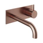 Inbouw Wastafelkraan Met Achterplaat Hotbath Cobber 18cm, Doe-het-zelf en Bouw, Sanitair, Ophalen of Verzenden, Nieuw, Chroom