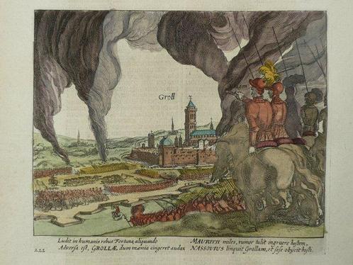 Pays-Bas, Carte - Groenlo; P.C. Bor - Groll - 1621-1650, Livres, Atlas & Cartes géographiques