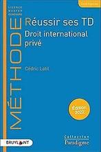 Réussir ses TD - Droit international privé  Lati...  Book, Latil, Cédric, Zo goed als nieuw, Verzenden