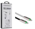Olesit TPE Lightning Kabel 1 Meter Fast Charge 3.0A -, Telecommunicatie, Mobiele telefoons | Telefoon-opladers, Nieuw, Verzenden