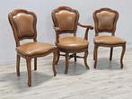 Fauteuil (3) - hout - leer - Set presidentieel kantoor