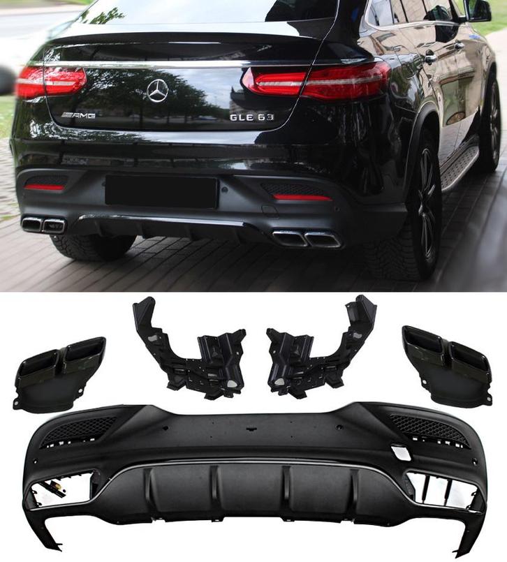 Geschikt voor Mercedes C292 GLE-Klasse COUPE diffuser + uitl, Auto diversen, Auto-accessoires, Verzenden