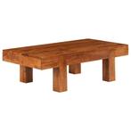 vidaXL Salontafel 100x50x30 cm massief acaciahout met, Huis en Inrichting, Tafels | Salontafels, Verzenden, Nieuw
