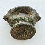 Silk Road, Centraal-Aziatisch Brons Kralen talisman hanger -