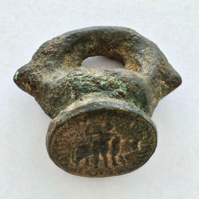Silk Road, Centraal-Aziatisch Brons Kralen talisman hanger -, Antiek en Kunst, Antiek | Overige Antiek