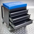 Datona Werkplaatskruk met drie lades - Datona - Zwart, Auto diversen, Autogereedschap, Ophalen of Verzenden, Nieuw