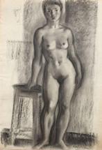 Pedro Mozos Martínez (1915-1983) - Desnudo femenino - NO, Antiek en Kunst