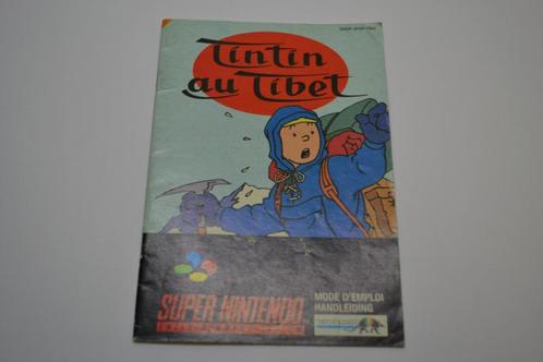 Tintin au Tibet (SNES FAH MANUAL), Games en Spelcomputers, Spelcomputers | Nintendo Consoles | Accessoires