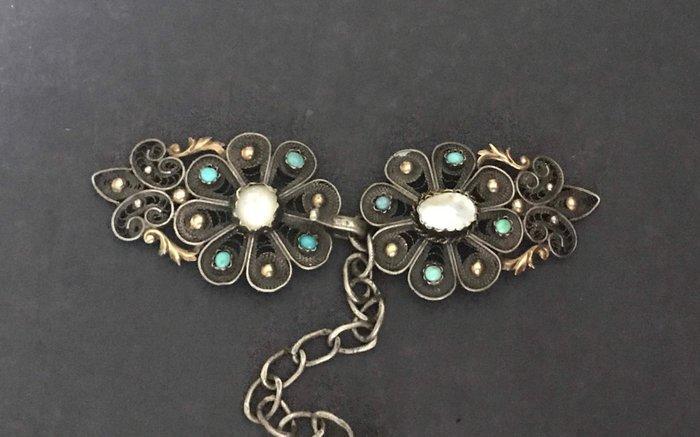Ottomaanse gesp - Zilver - Begin 20e eeuw, Antiek en Kunst, Kunst | Niet-Westerse kunst