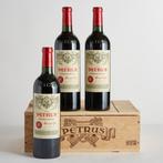 2004 Petrus - Pomerol - 3 Bouteilles (0,75 L), Verzamelen, Nieuw