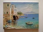 Giuseppe Luongo (1948) - Marechiaro (Napoli), Antiek en Kunst, Kunst | Schilderijen | Klassiek