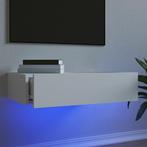 vidaXL Meuble TV avec éclairage LED blanc 60x35x15,5 cm, Verzenden