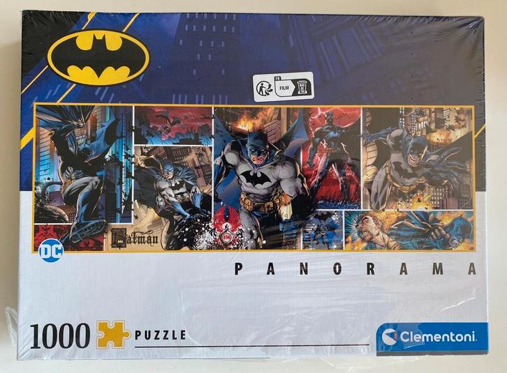 CLEMENTONI BATMAN PANORAMA 1000 PUZZLE (TOYS), Verzamelen, Film en Tv, Gebruikt