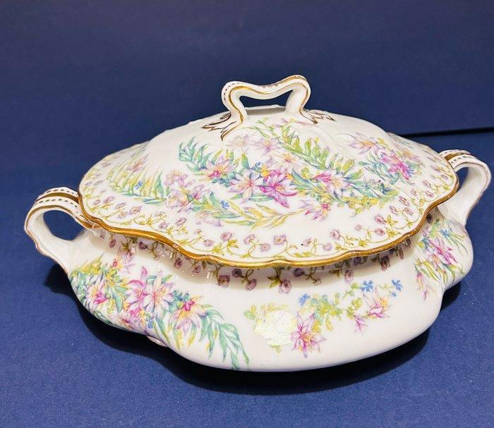 Haviland & Co., Limoges - Groenteschotel - Bloemachtig, Antiek en Kunst, Antiek | Glaswerk en Kristal