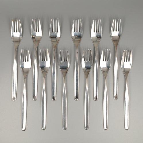 WMF / Geislingen, model Barcelona Dinervork - Vork (12) -, Antiek en Kunst, Antiek | Zilver en Goud
