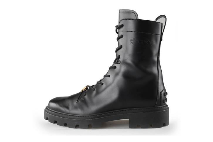Tods Veterboots in maat 39 Zwart | 5% korting, Kleding | Dames, Schoenen, Zwart, Zo goed als nieuw, Overige typen, Verzenden