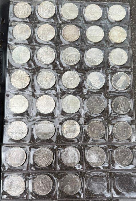 Duitsland. 50 x 5 Mark (28x Silber + 22x  Kupfer-Nickel), Postzegels en Munten, Munten | Europa | Niet-Euromunten