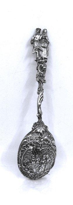 Cuillère - Argent 800 - cuillère de mariage