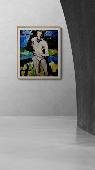 Mila Veljaca - Waldläufer, Antiek en Kunst, Kunst | Schilderijen | Modern