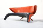 Roche Bobois - Sofa - Vleugelverdediger - Staal, Leder