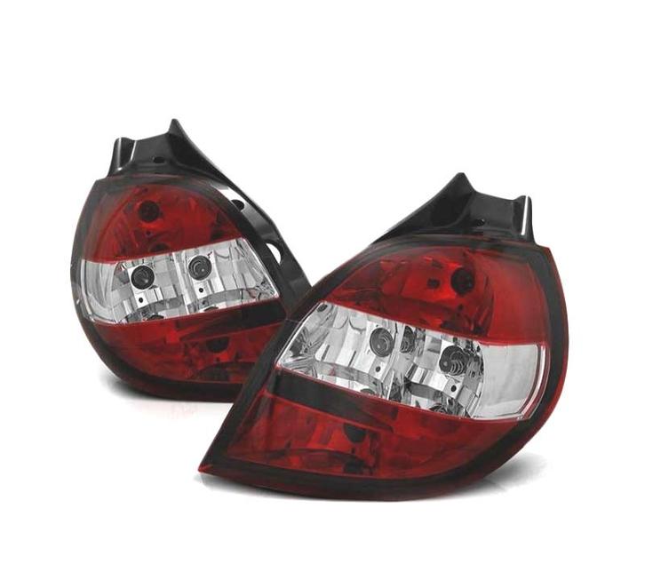 FEUX ARRIÈRE POUR RENAULT CLIO 3 05-09 STYLE LEXUS ROUGE BLA, Autos : Pièces & Accessoires, Éclairage, Envoi