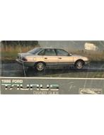 1986 FORD TAURUS INSTRUCTIEBOEKJE ENGELS (USA)