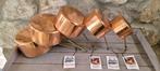 Tournus - Kookpottenset - Aluminium, Messing - 5 pannen, Antiek en Kunst