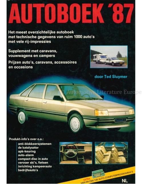 1988 AUTOBOEK JAARBOEK NEDERLANDS, Boeken, Auto's | Folders en Tijdschriften