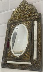 Wandspiegel  - Ebbenhout, Kristal, Messing, Antiquités & Art