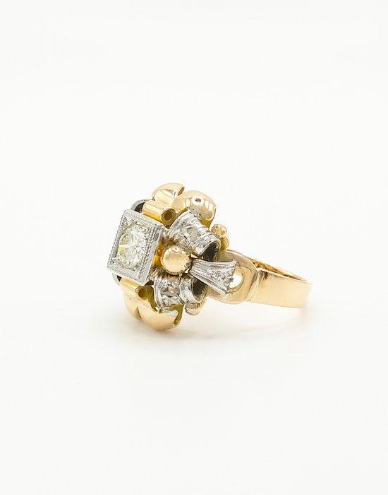 Bague tendance - 18 carats Or jaune, Or blanc, Or rose, Handtassen en Accessoires, Antieke sieraden