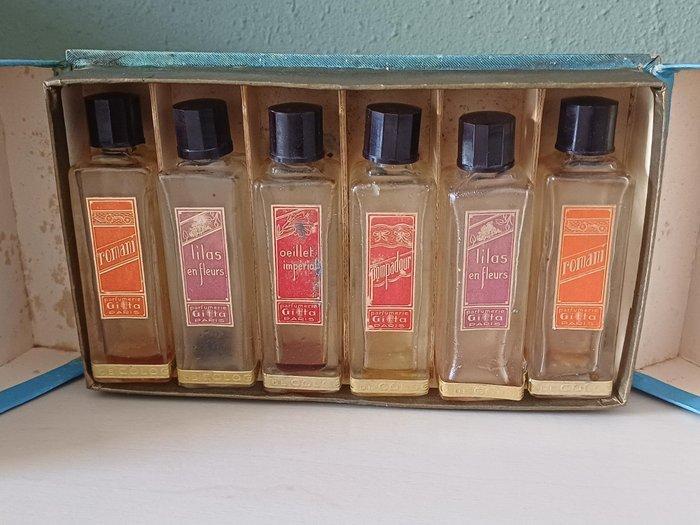 Gitta Paris - Parfumfles - Glas - Antieke parfumflesjes set, Antiek en Kunst, Antiek | Glaswerk en Kristal